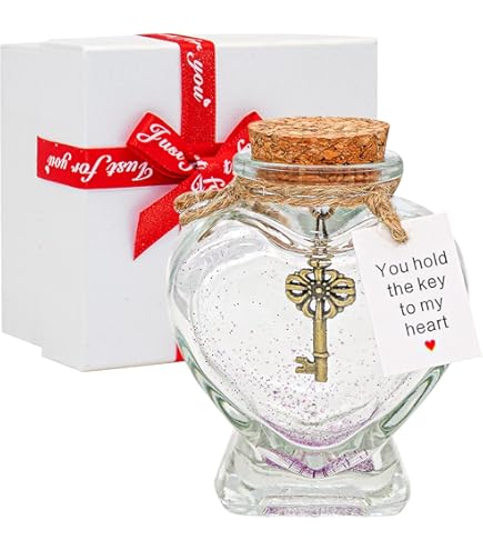 Kseniya Revta Mensaje Romántico En Una Botella Para Regalar A Tu Novio O Novia - Tarro De Los Deseos Con Una Tarjeta Para Tu Esposo O Esposa (, Tu Tienes La Llave