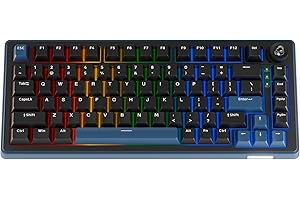 Ducky OK-M-75 Mechanical Keyboard/Black-Blue/US/Baby Switch