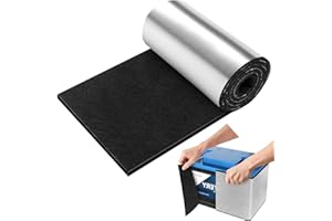 EcoBrisa Battery Insulation Kit 40"x7" Universal Car Battery Insulation Blanket with Aluminum Foil Tape Easy Installation for Extreme Temperature Protection for Vehicle,Truck, 4WD, RV Batteries(1PCS)