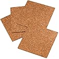 Quartet Cork Tiles, Cork Board, 12" x 12", Corkboard, Wall Bulletin Boards, Natural, 4 count (Pack of 1)