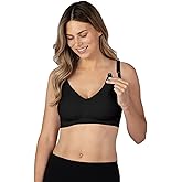 Basics by Bravado Maternity & Nursing Bra Seamless Double Layer, Wirefree, Adjustable for Breastfeeding S - XXL
