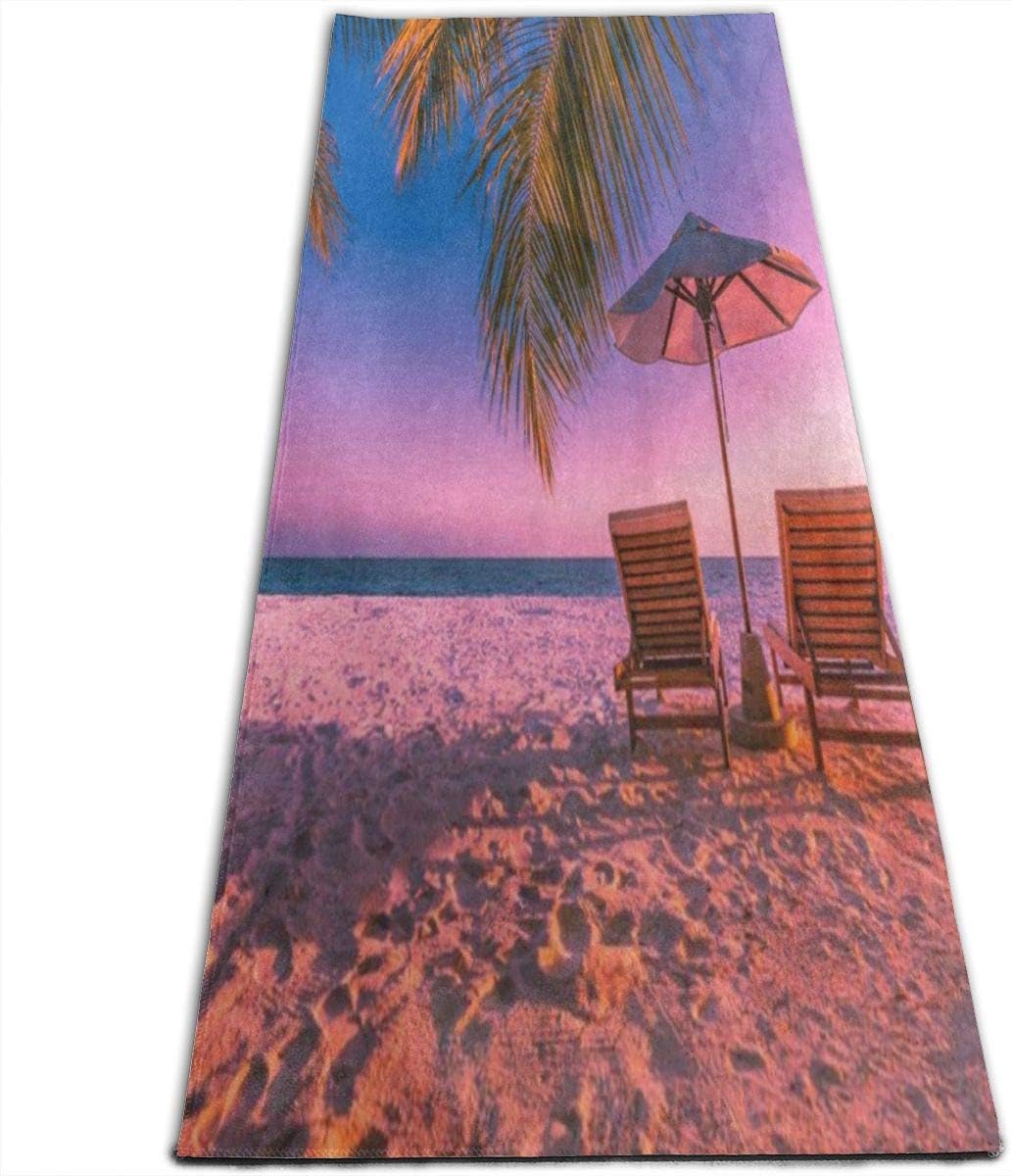 beach yoga mat