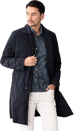 Amazon エポカ ウォモ Epoca Uomo ソロテックス タフタ シングル トレンチ コート 46 ネイビー メンズ コート ジャケット 通販 Amazon エポカ ウォモ Epoca Uomo ソロテックス タフタ シングル トレンチ コート 46 ネイビー メンズ コート ジャケット 通販