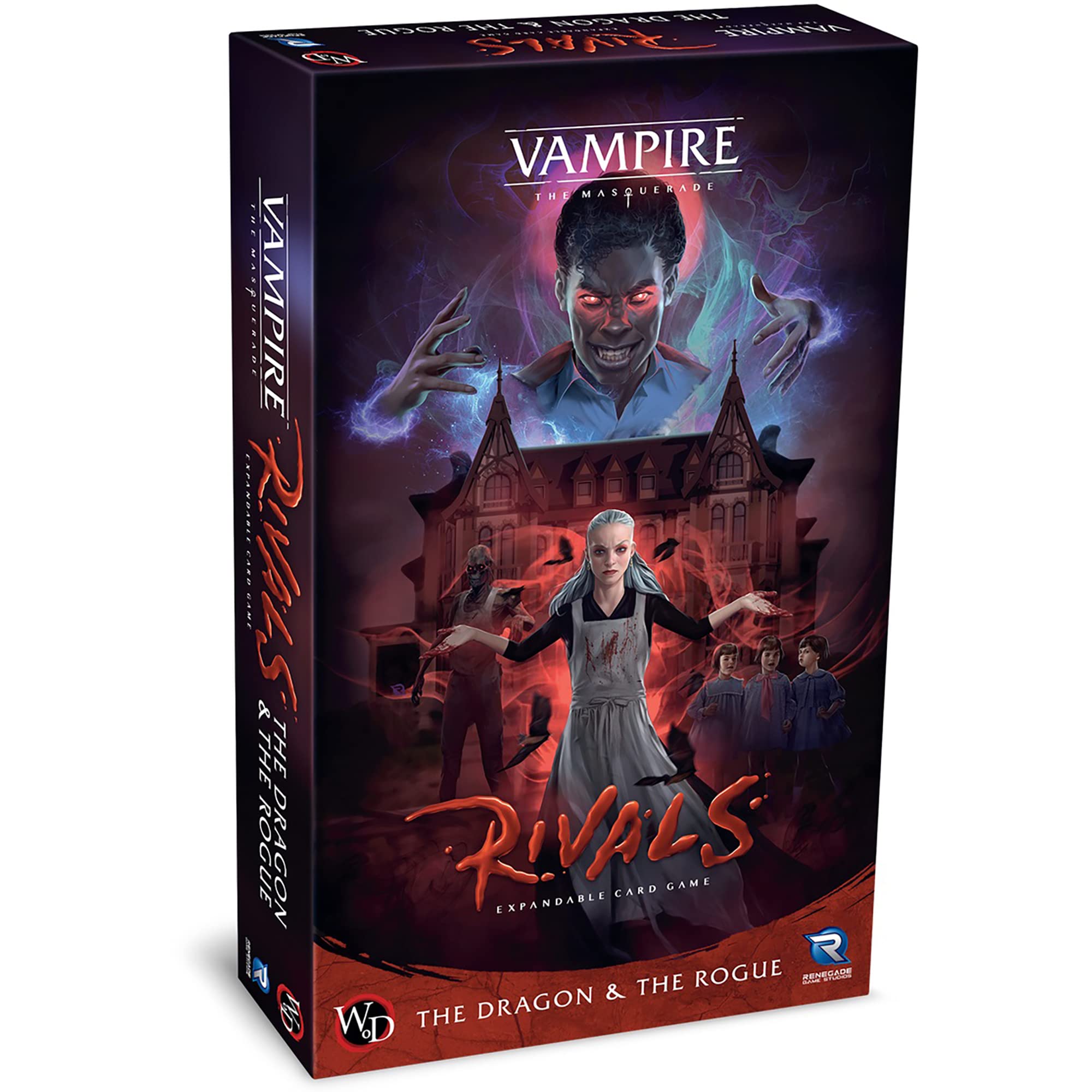 Renegade Game Studios Vampire: The Masquerade – Rivals Expandable Card Game | The Dragon and The Rogue | Deck Construction | World of Darkness English