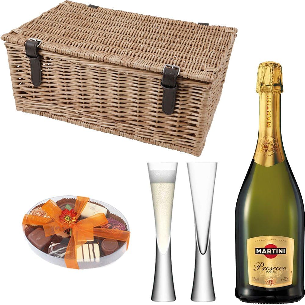 Martini Prosecco Hamper Gift Set With Handcrafted Thank