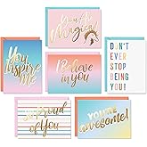 Sweetzer & Orange Boxed Encouragement Cards with Envelopes, set of 24 Inspirational sheets with Envelopes for Positive Affirmations and Motivational Quotes! Inspirational Greeting Cards