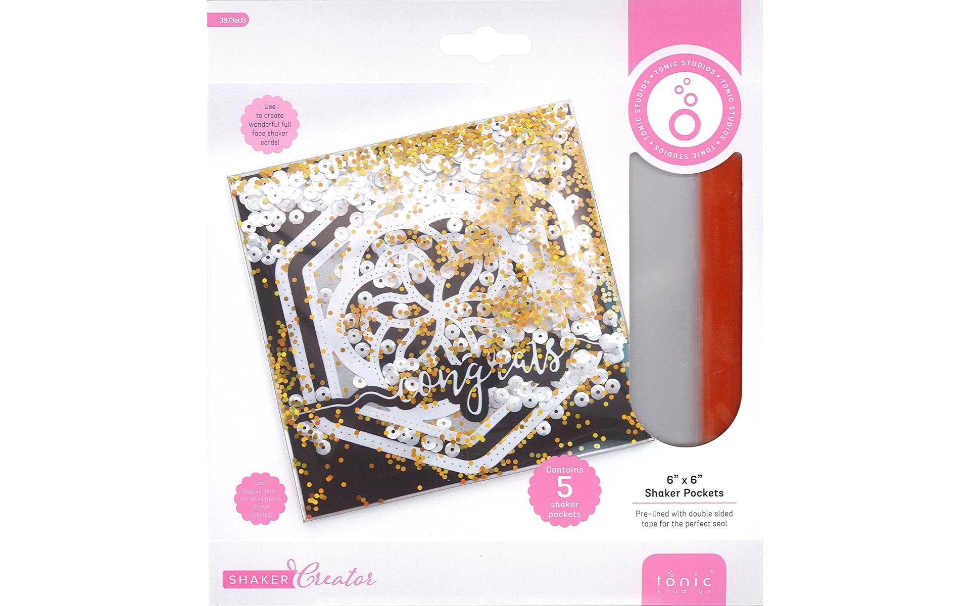 Tonic Studios 648700 Shaker Pockets 5 Pieces Package 6 x 6