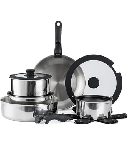 Amazon.com: Lagostina Salvaspazio 3 Stainless Steel Saucepans 18