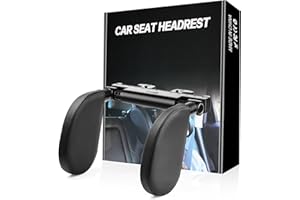 ZFULVO Car Headrest Pillow,Black Memory Foam Car Pillow,180°Adjustable Headrest for Kids to Sleep in Car.Built-in Memory Foam can be Rebound.Soft and Comfortable,Soft and Comfortable Kids Car Headrest