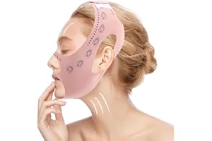 Chin Strap for Sleeping, Adjustable Breathable V Line Lifting Mask Double Chin Reducer for Women Shaping V Line Perfect Jawli