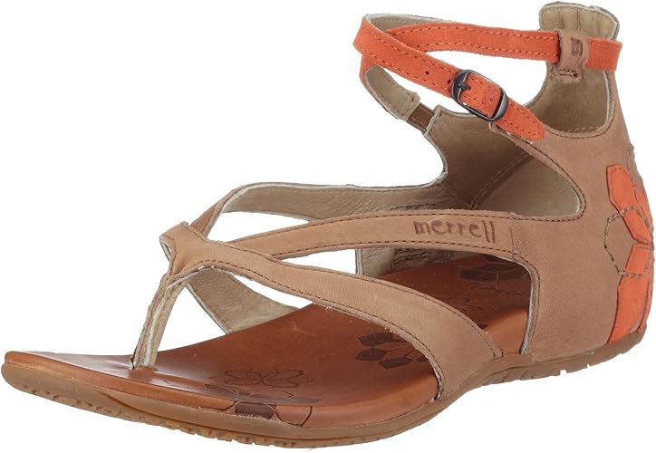 Merrell Lotta Ladies Sandals In Tan J46296 Uk 8 Amazon Co Uk Shoes Bags