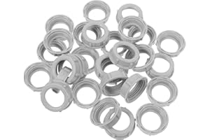 CATIEBYE 100pcs Insulating Conduit Bushing Plastic Non-Metallic Connector for Outdoor Indoor Electrical