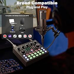 Podcast Equipment Bundle for 2, Audio Interface