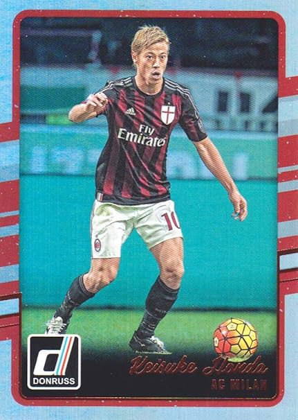 2016 Donruss Soccer Holographic 4 Keisuke Honda Ac Milan At Amazon S Sports Collectibles Store