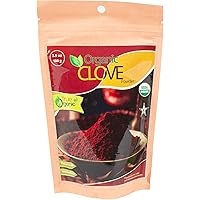 True Organic Ceylon Ground Cloves 08 Oz - USDA & Kosher Certified , Gluten-Free & Non-GMO Cloves , Pure Ceylon Premium…