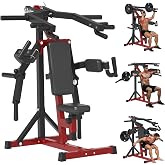 JFHID 3-in-1 Deltoid and Shoulder Press Machine, Upper Body Equipment | Shoulder Press, Lateral Raise, Bent-Over Reverse, Adjustable Seat and Backrest, 990 Weight Capacity, Home Gym Equipment