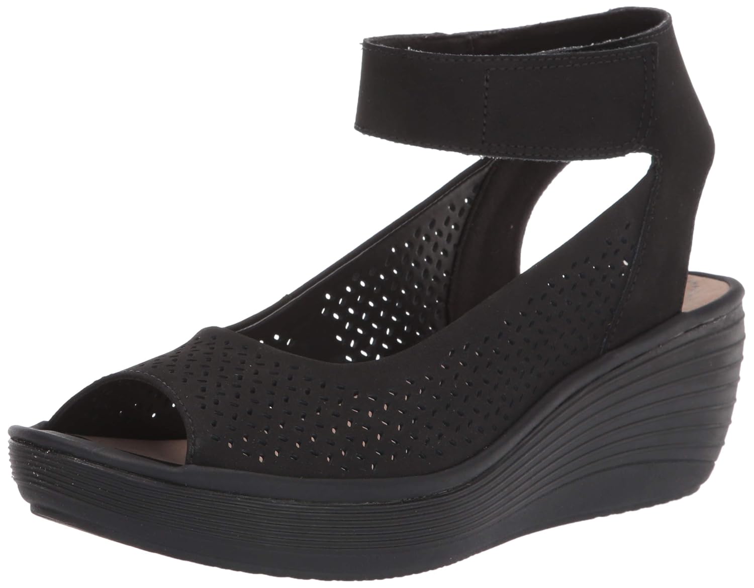 clarks reedly jump wedge sandal