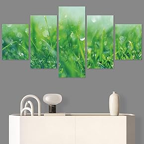 SIGNWIN 5 Panel Canvas Wall Art Modern Art...