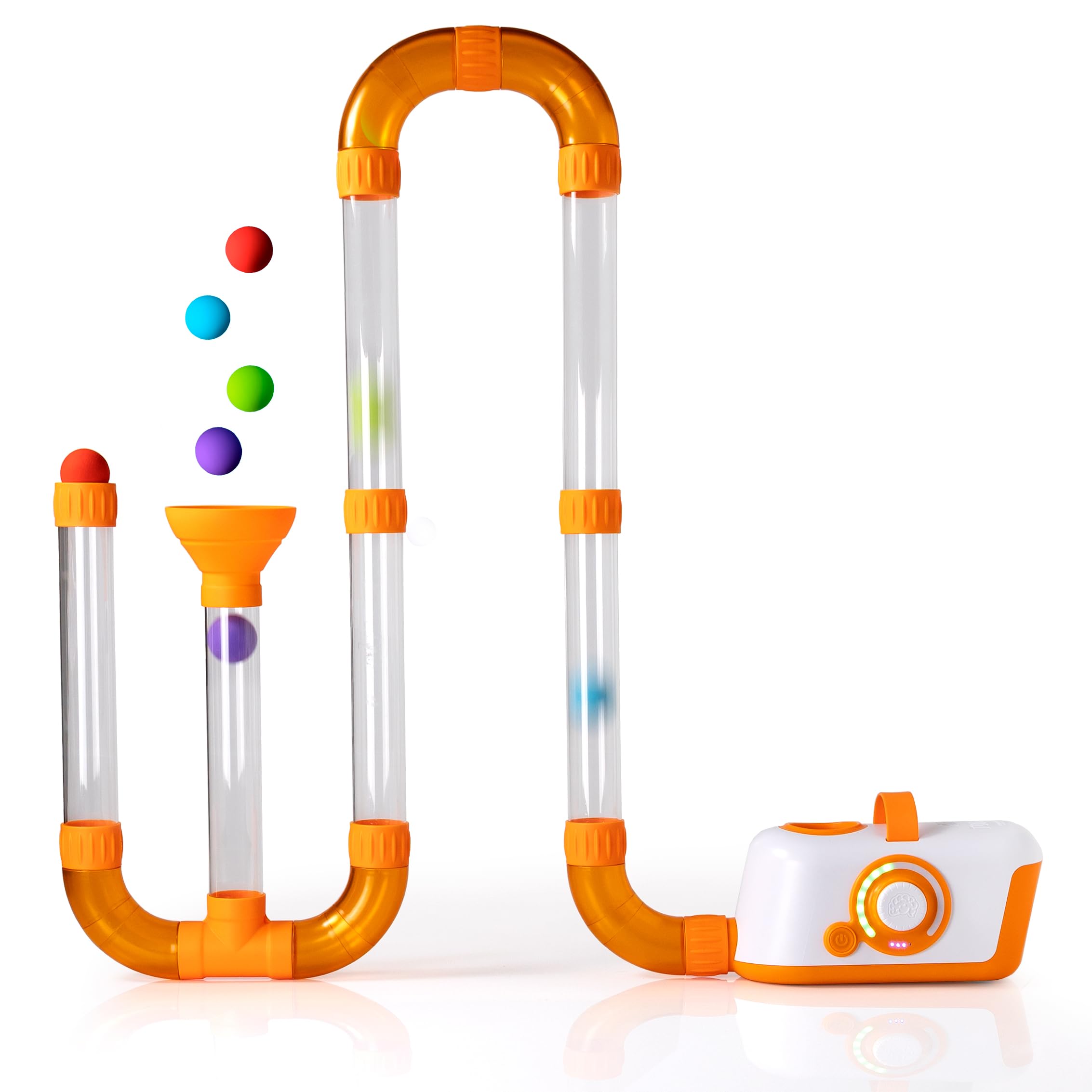 Photo 1 of Fat Brain Toys The Original Air Toobz, Air-Powered STEM Building Toys for Kids & Teens, Kids Building Toys, STEM Toys for 3+ Year Old