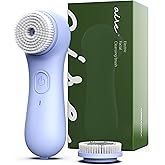 NågraCoola Electric Facial Cleansing Brush – Rechargeable Waterproof Face Scrubber for Women & Men, 2 Brush Heads for Deep Pore Cleansing & Gentle Exfoliation, 3 Speeds, Auto-Timer