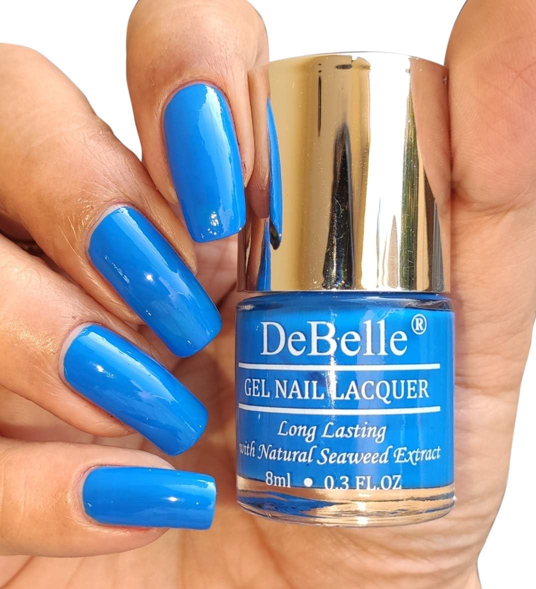 DeBelle Gel Nail Polish La Azure (Blue), 8 ml