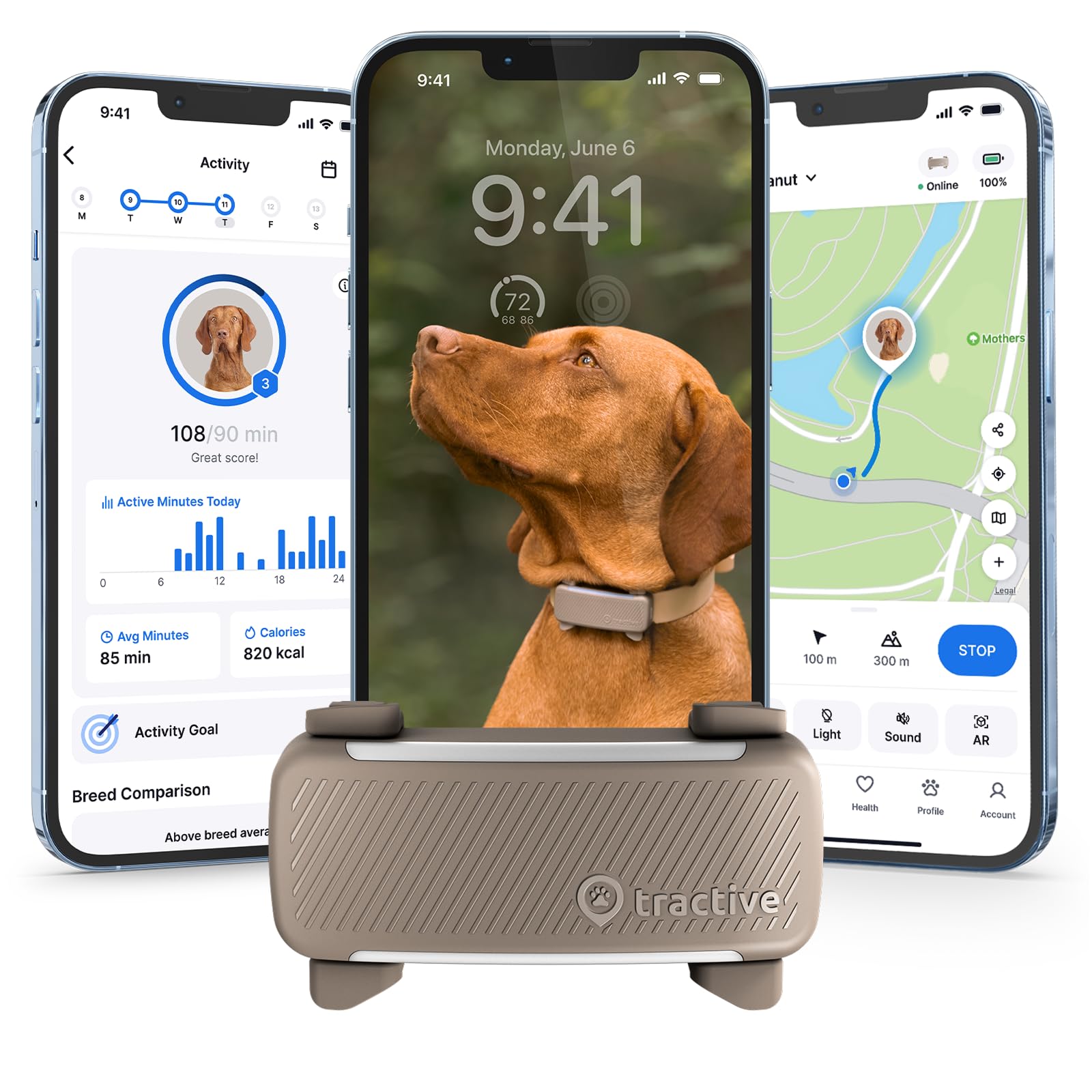 Tractive Smart Dog GPS Tracker | Live Pet Tracker
