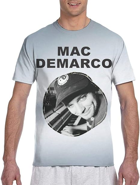 Amazon.com: Mac Demarco Stylishpopular Funny T Shirt Crew Custom Tees Shirts Mens T-Shirts: Clothing