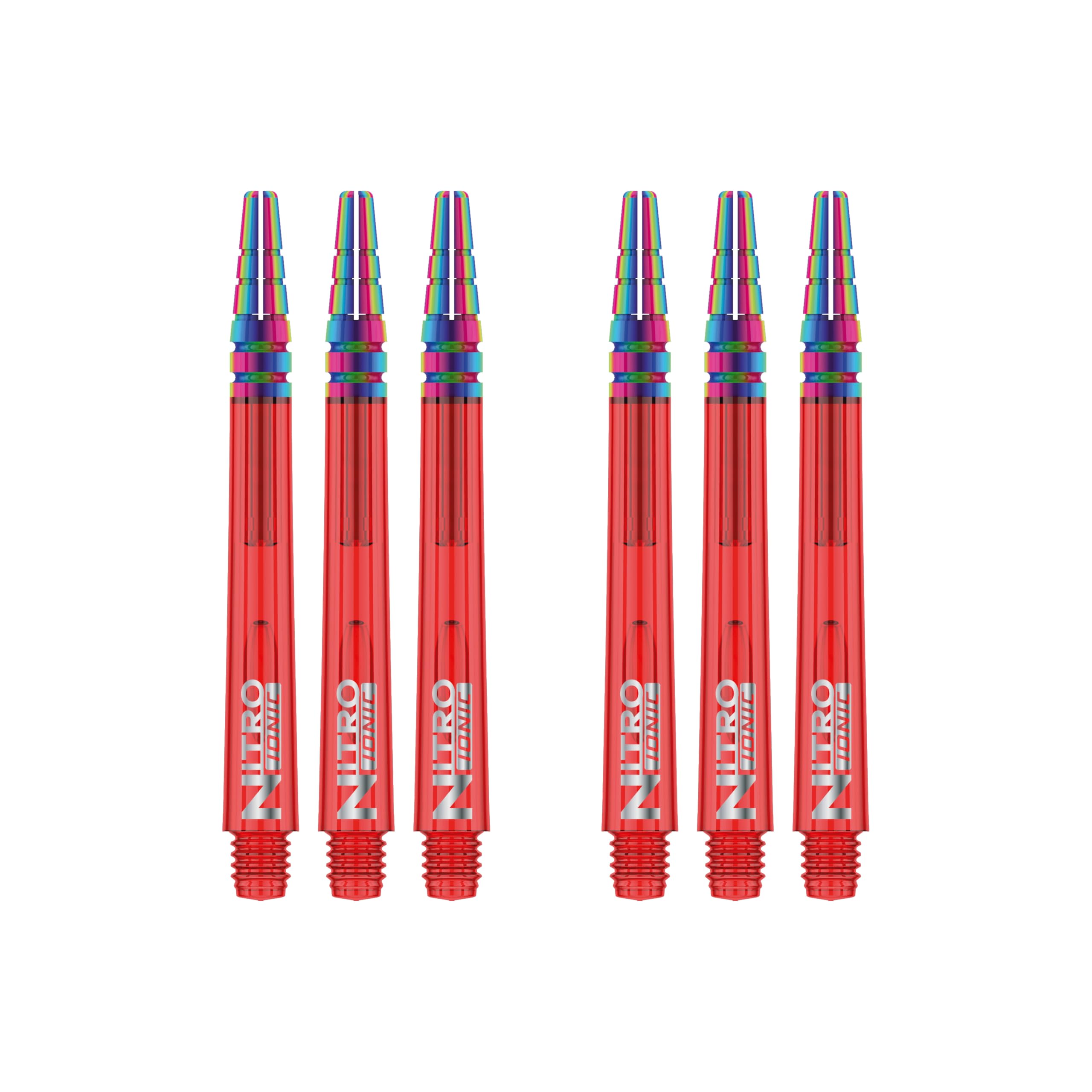 RED DRAGON Nitrotech Ionic Medium Stems - Red - 2 sets per pack (6 Stems in total)
