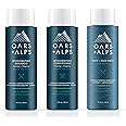 Oars + Alps Men's Sulfate Free Hair Shampoo, Conditioner, and Body Wash Kit, Moisturizing Skin Care Infused with Witch Hazel and Tea Tree Oil, Alpine Tea Tree Scent