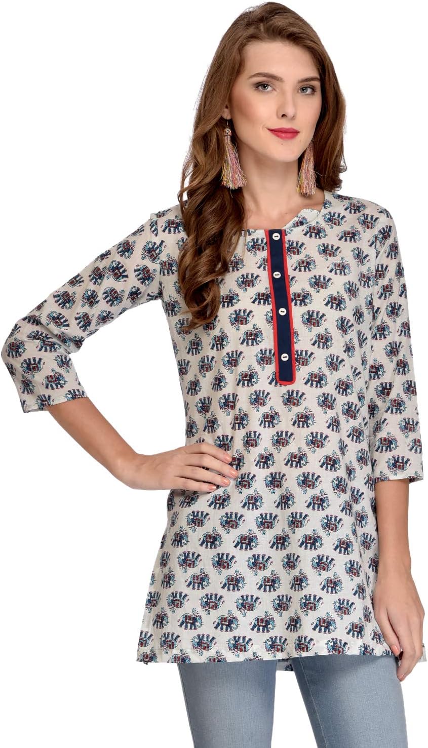 Rapsodia Women's Cotton Regular Kurta