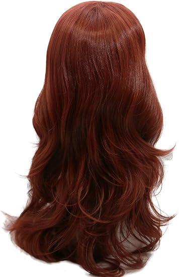 Rogue Long Curly Cosplay Brown Wig Movie Anime Hair Costume