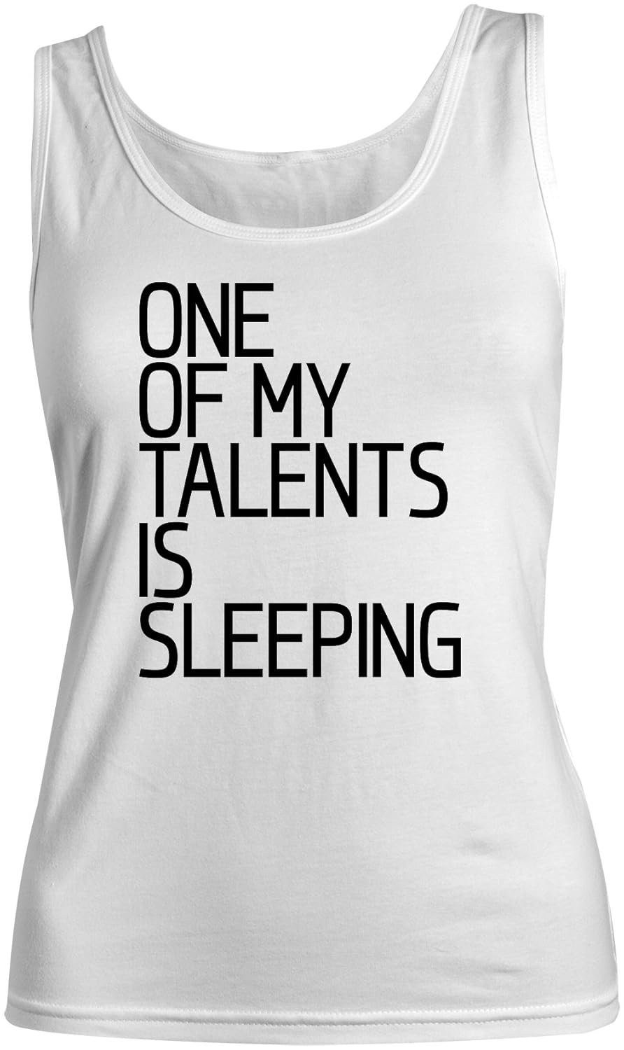 One Of My Talents Is Sleeping Lazy Sleep Funny Tank Top Sleeveless