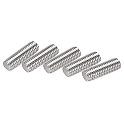 uxcell 10Pcs M10 x 30mm Fully Threaded Rod 304