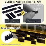 Mardatt 240Pcs 2.54mm Female Pin Header Assortment Kit 4-40 Pins PCB Connector view 5