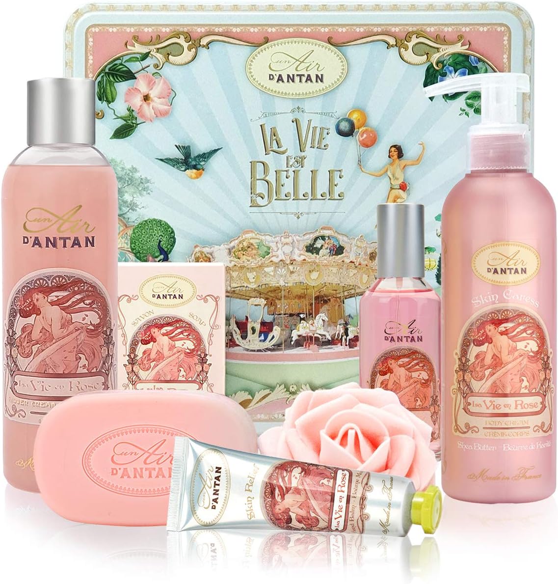 Beauty Gift Set 1 Shower Gel, 1 Hand Cream, 1 Soap, 1 Body Lotion, 1