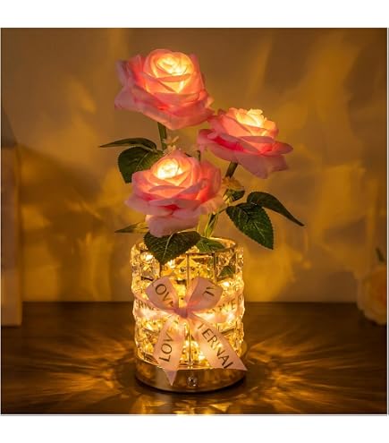 Hydrangea Flower Lamp with Remote, 16 Colors Changing LED Floral