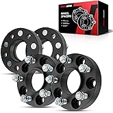 Torchbeam 5x4.5 Hub Centric Wheel Spacers 1 inch with M14x1.5, 70.5mm Hub Bore, for 2020-2024 Explorer, 2015-2021 Mustang, 2015-2021 Mustang, 2022-2025 Mustang, 2020-2025 Aviator, 2015-2017 Mustang