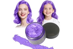 Hair Color Chalk For Kids, Stocking Suffer for Teen Girls, Natural Washable Hair Dye Temp Hair Color Cream for DIY Hairstyle 