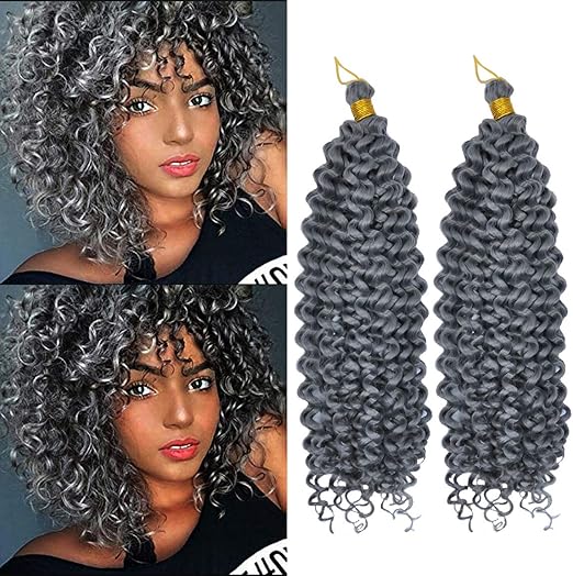 Amazon Com Mscharm 5 Packs 14 Inch Water Wave Curly Crochet Hair