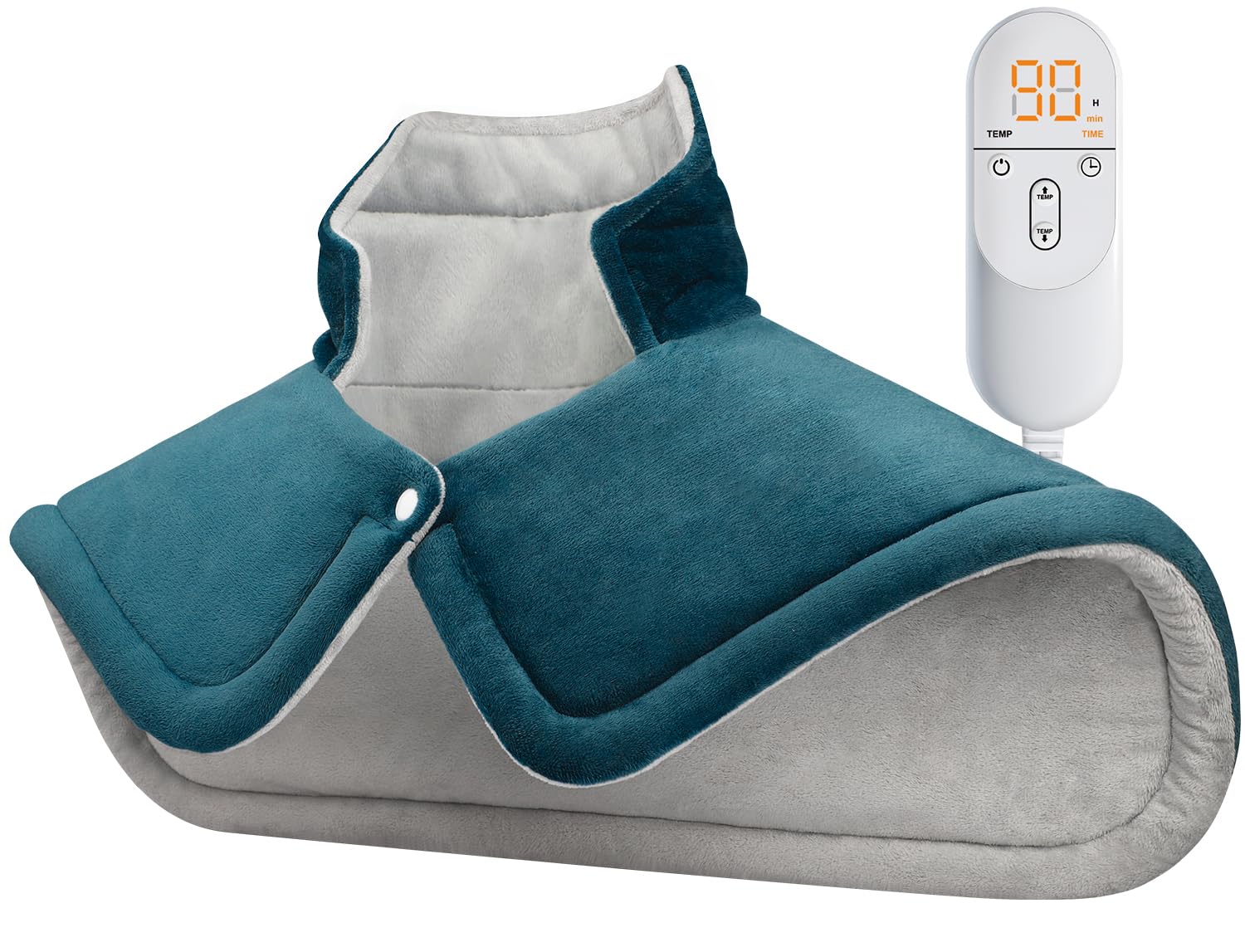 Photo 1 of **DOES NOT GET WARM**Heating Pad for Neck Shoulders Back, Valentines Day Gifts for Her Him, Weighted Heated Pad Neck Wrap Warmer for Mom Dad, Anniversary | Birthday Gifts for Women Men Wife Husband Girlfriend Boyfriend