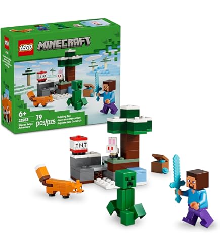 Amazon.com: LEGO 30672 Minecraft Steve mit Baby-Panda : Toys & Games