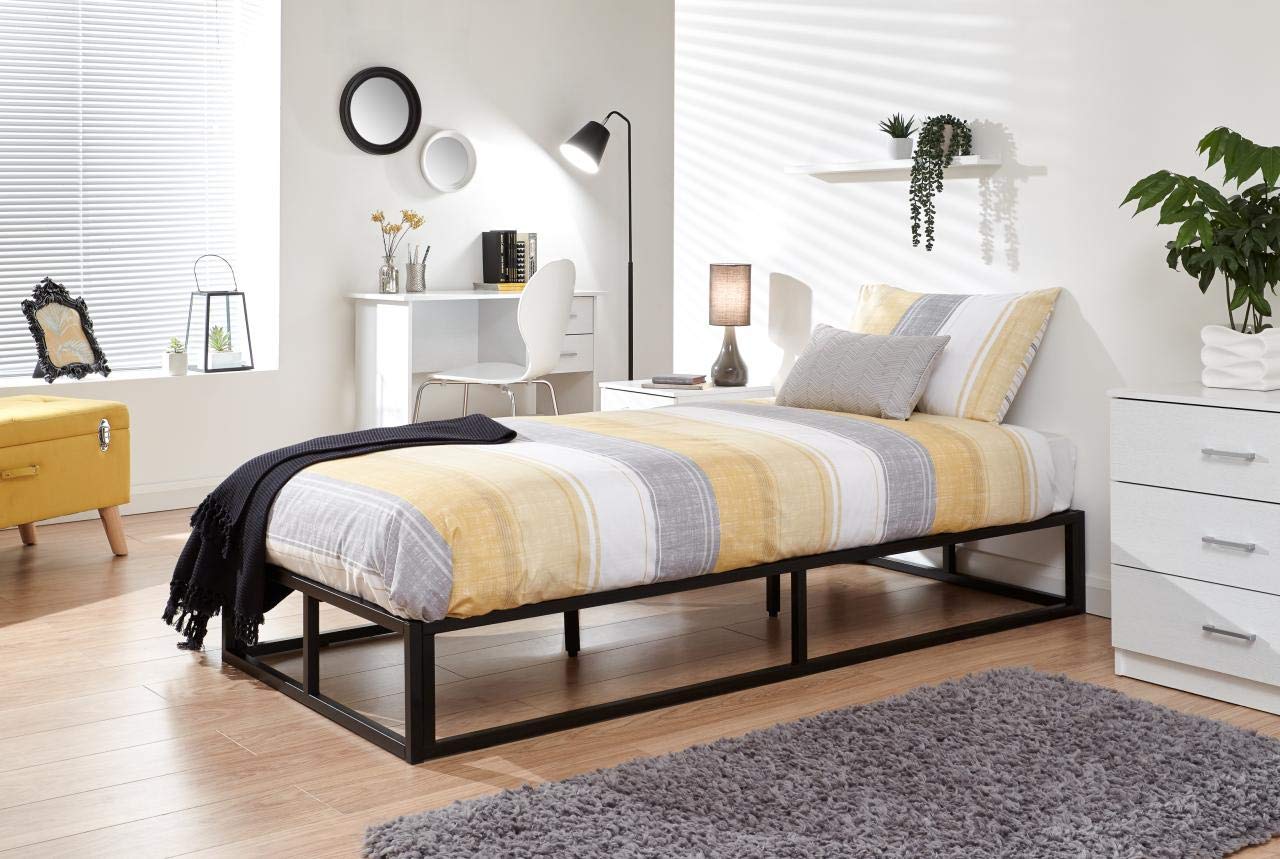 GFW Urban Metal Platform Single Bed Frame