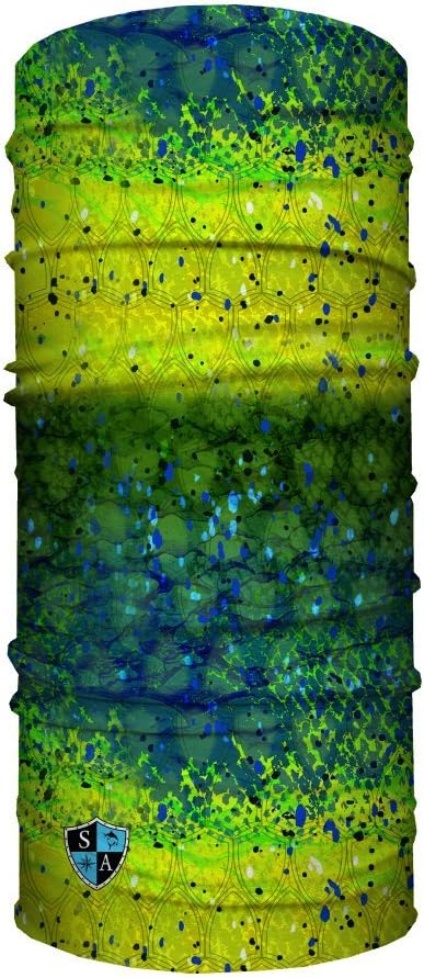 SA Company Mahi Skin Face Shield/Loop Scarf/Bandana/Balaclava. Multi-Functional Headwear/Scarf. SPF 40. Outdoor Activity Face Mask