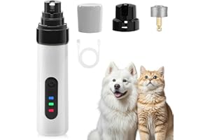 NIUYOU Heusom Silent Groom Pro Nail Grinder,2025 Upgraded Dog Nail Trimmer,Rechargeable USB Charging Pet Nail Grinder for Dog Nail Grinders,Pet Paws Grooming Smoothing Tool