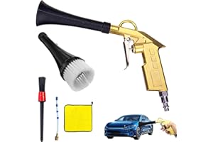 QZQUFJ Air Compressor for Car Detailing Detailing Tool, High Pressure Air Gun Dry Cleaning Tool Kit, Air Gun, Car Clean Gun, Cleaning Gun, for Car Dry Cleaning