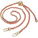 UTreers Purse Chain Strap Crossbody Bag Chains Strap Handbag Chain Replacement Leather Chain Straps 47.2"