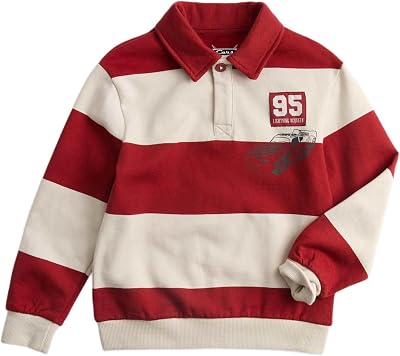 Top de Rugby de Rayas 100% algodón de Cars™ de Disney (2-8 años) Niños 6-7 años