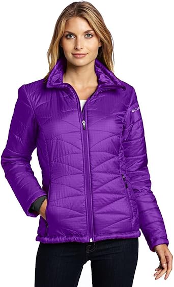 columbia purple puffer jacket