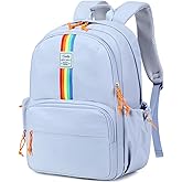 CAMTOP School Backpack for Girls, 15.6 Inch Teen Girls Casual Backpack High Middle School Daypack Women Daily Travel Laptop Bag