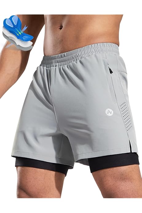 Men’s 4D Padded Mountain Bike Shorts – Loose Fit, Gel Padding, Zipper Pockets For Trail Riding